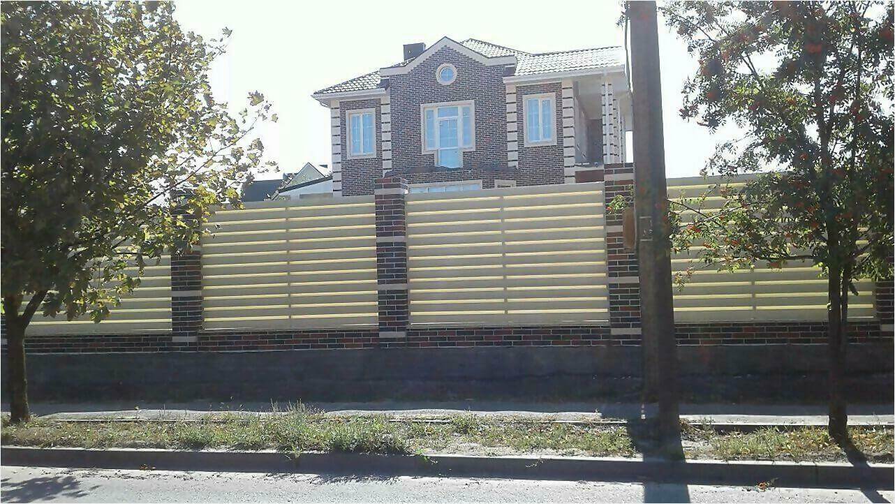 Забор из штакетника 115м фото2 в Джанкое