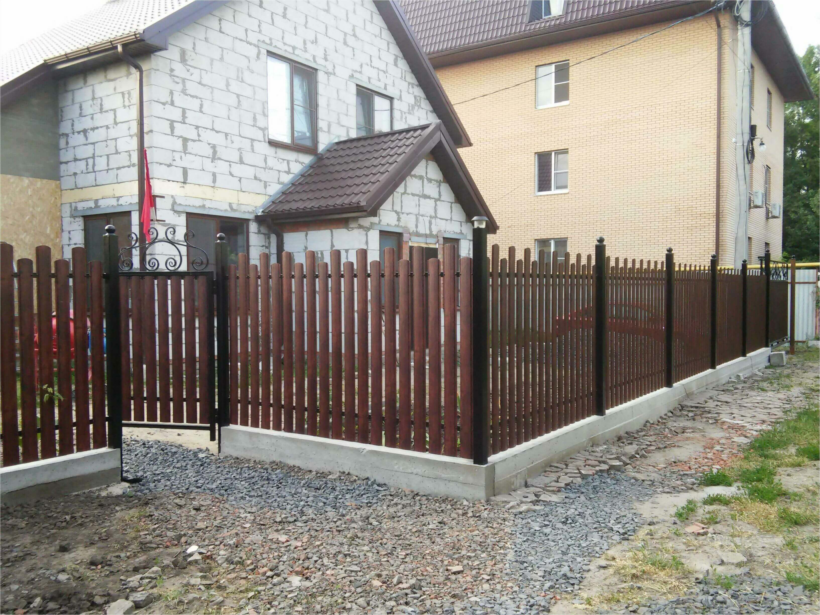 Забор из штакетника 90м фото5 в Джанкое