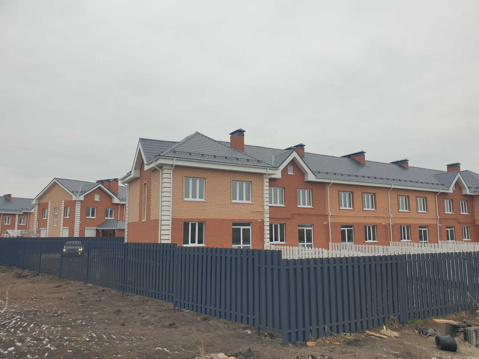 Забор из штакетника 230м Серый Графит фото4 в Джанкое