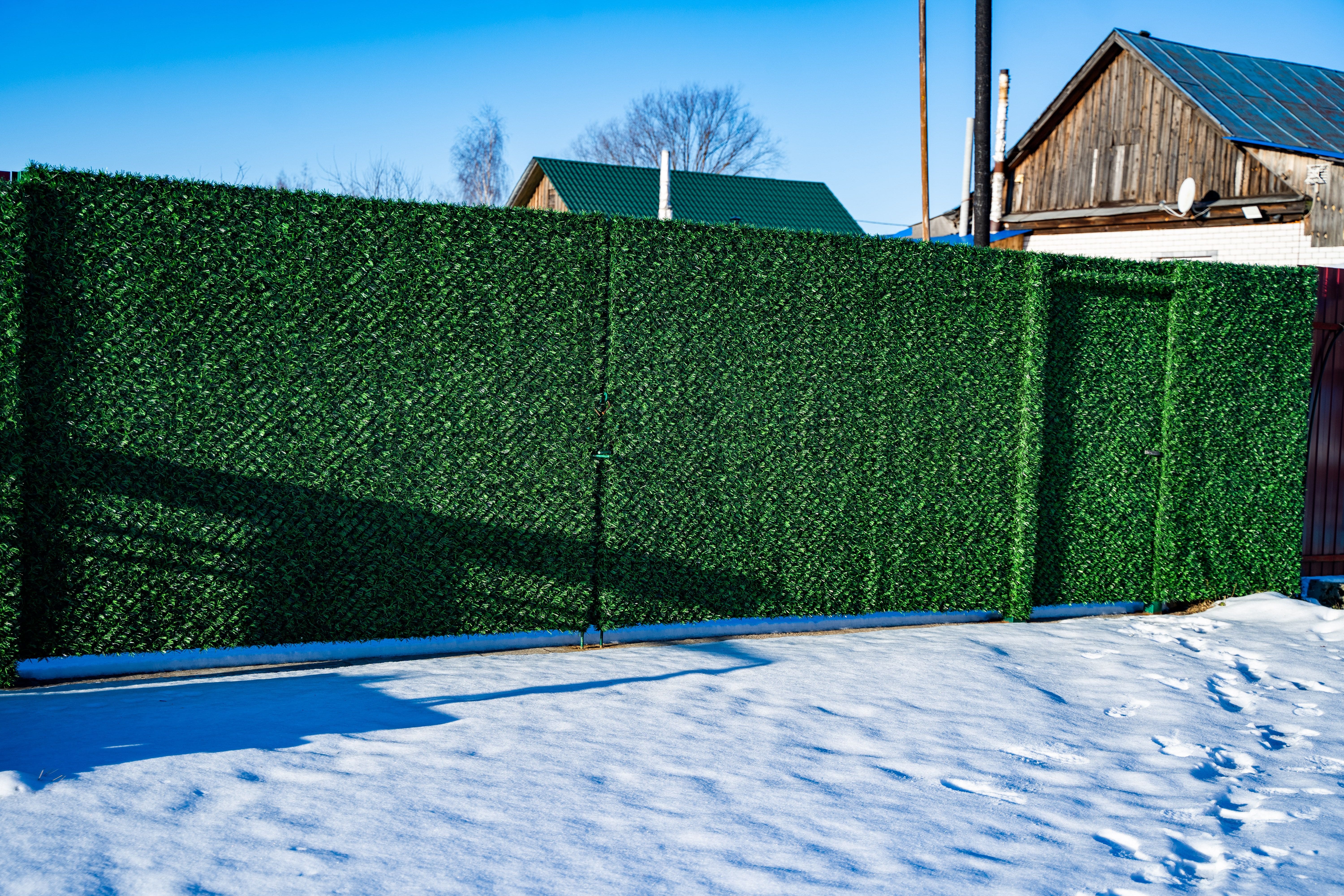 Вечнозеленый забор Grass Fence рулон 2м фото 4 в Джанкое
